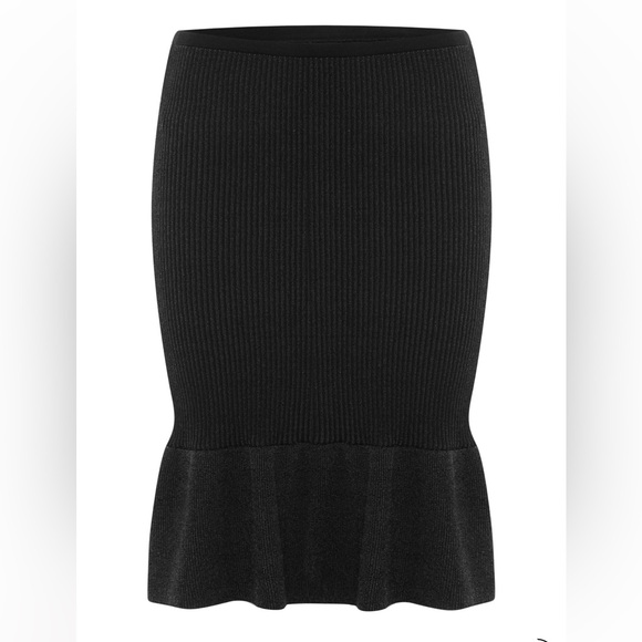 With Jean Larissa Black Midi Skirt - Picture 3 of 7